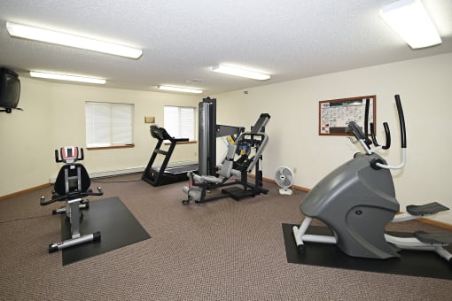 Fitness Center at Hillcrest Apartments, St Cloud, MN