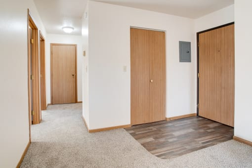 Entry Hallway at Dock 9 Apartments, North Dakota, 58103