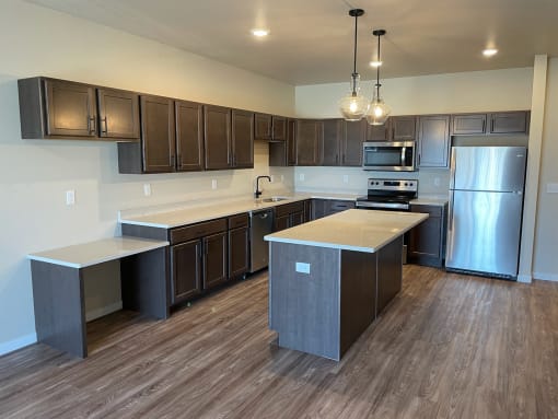 Kitchen at Augusta Apartments, Fargo