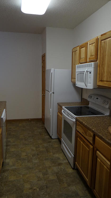 Fully Equipped Kitchen at Courtyard Townhomes, Moorhead, Minnesota