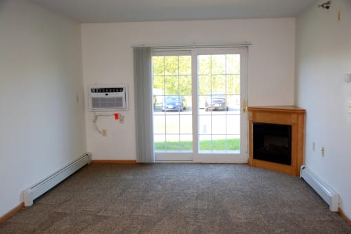 Living room at Northridge Apartments, Pine City, 55063