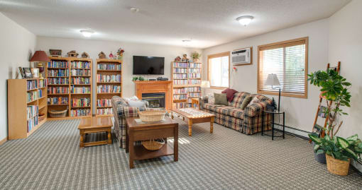 Community Room at Redwood Estates, Coon Rapids, MN
