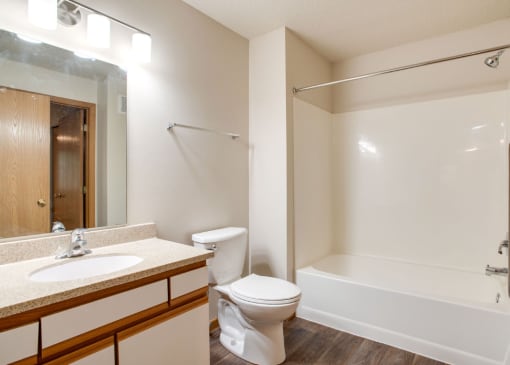 Bathroom at Redwood Estates, Coon Rapids, Minnesota, 55433