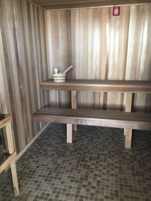 Sauna at Latitude 46, North Dakota