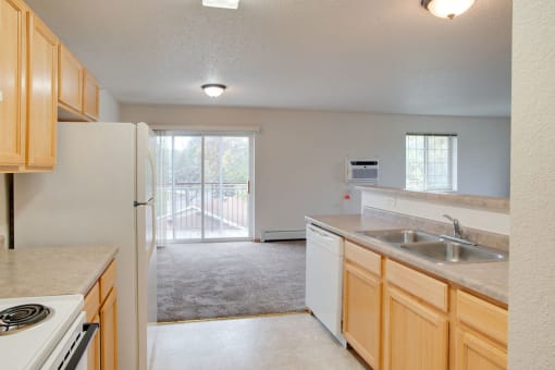 Kitchen at Somerset Apartments, Fergus Falls, Minnesota