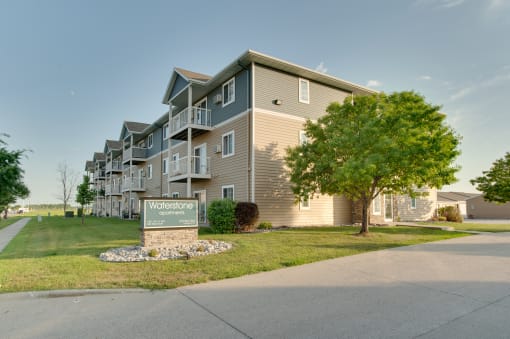 our apartments offer a spacious floor plan with an open floor plan at Waterstone  Apartments, Moorhead, MN