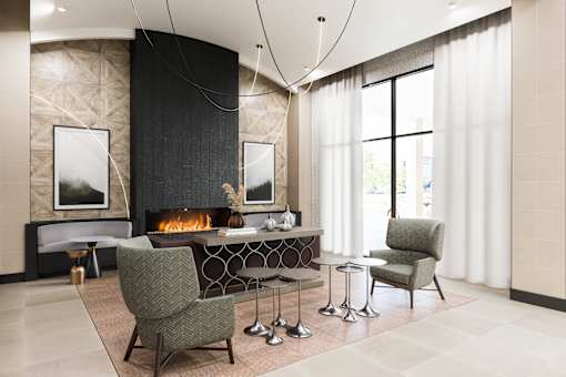 Spacious Lobby at 23rd Place Apartments, Illinois, 60616