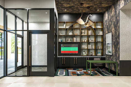 Lobby at 23rd Place Apartments, Illinois