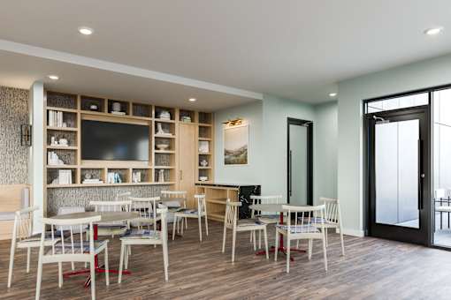 Wine Bar at 23rd Place Apartments, Illinois