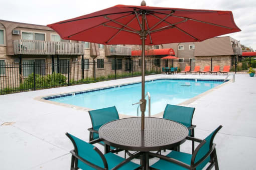Private Apartment Pool in Eagan, MN. 