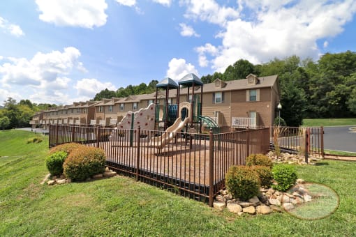 our apartments have a spacious playground with a slide