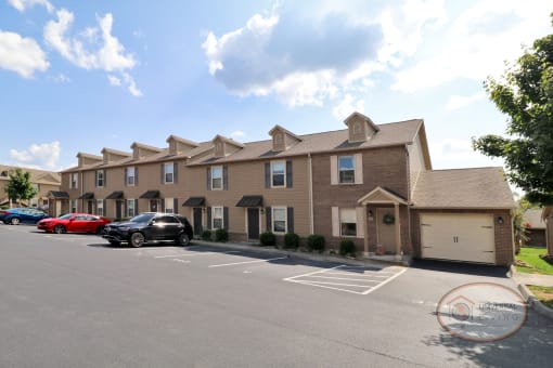Two and Three Bedroom Apartment Homes with garages on end.
