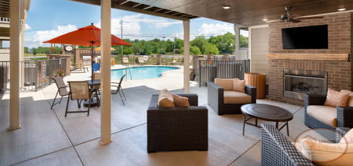 Pool Lounge Area