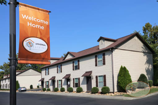 A sign that reads "Welcome Home."