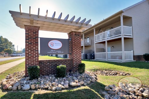 The property sign for Town View Apartments