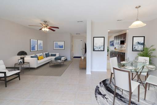 TH  Living Room and Dining Room Photo