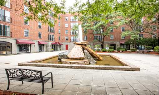 a working fountain