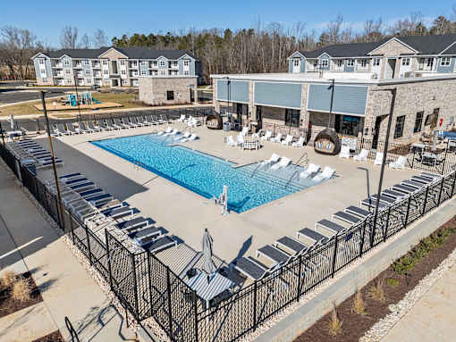 Aerial View of Pool at Ardmore Meadows, Whitsett