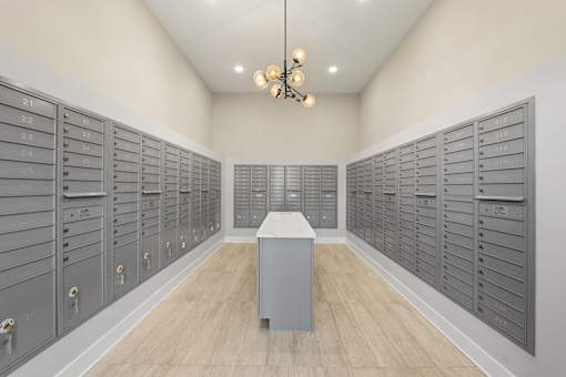 Room with Mailboxes at Ardmore Meadows, North Carolina