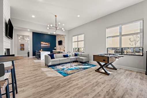 Spacious living room at Ardmore Meadows, Whitsett, NC, 27377