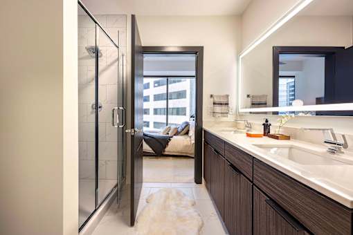 Master Bath at 220 Meridian, Indianapolis, IN 46204