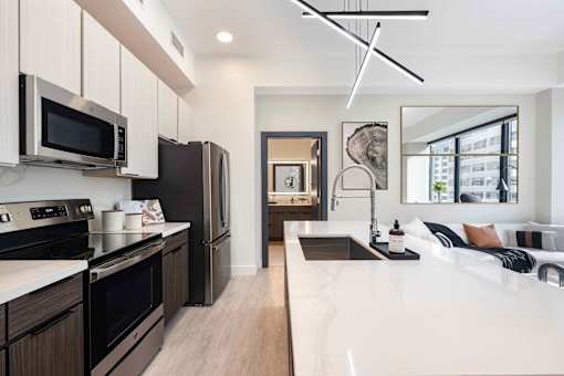 Kitchen at 220 Meridian, Indianapolis, IN 46204