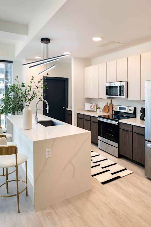 Kitchen at 220 Meridian, Indianapolis, IN 46204