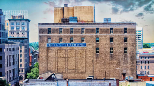 The Bell Apartments at 216 East State Street Trenton NJ Artistic Building Exterior
