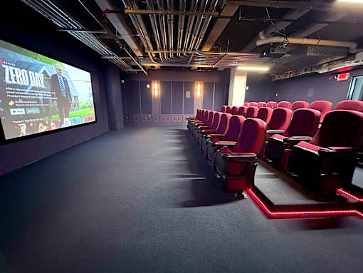 Bell Lofts Apartments Movie Theater with Netflix in Trenton NJ