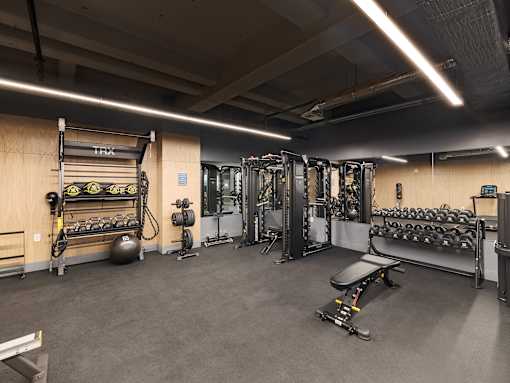 The Bell Lofts Fitness Center TRX Machine
