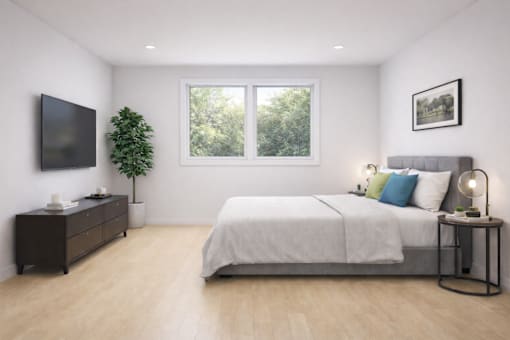 The Maddox at 640 Greenwood Ave Trenton NJ - Bedroom layout in a One Bedroom Apartment