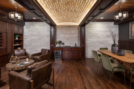 a living room with furniture at The Gallery Apartments, Burnsville, MN, 55337