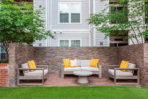 Outdoor Lounge at The Tuscany, Alexandria, Virginia
