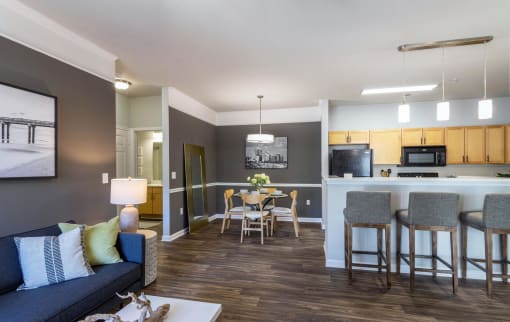 Living room at Breakers Point, Myrtle Beach, SC, 29579