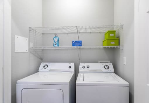 Washer and dryer at Breakers Point, Myrtle Beach, South Carolina