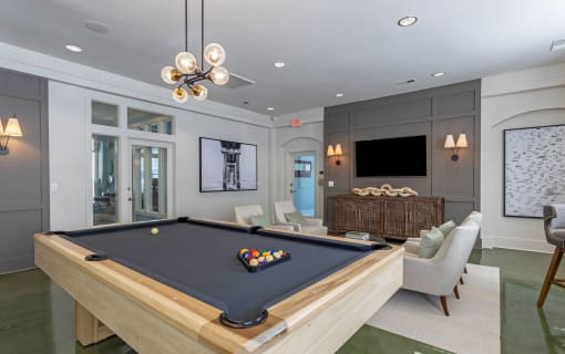 Pool table at Breakers Point, Myrtle Beach, 29579