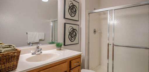 Bathroom at The Morgan Apartment Homes, North Bethesda, MD, 20852
