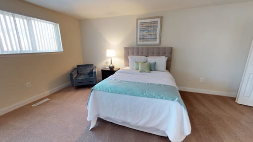 Spacious Bedroom at Somerset at Towson Apartments, Towson, Maryland