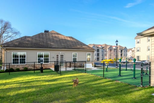 Dog park at Siena Luxury Residences, Cinnaminson