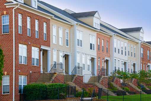 View of building at Townes at Village Center, Reisterstown, 21136
