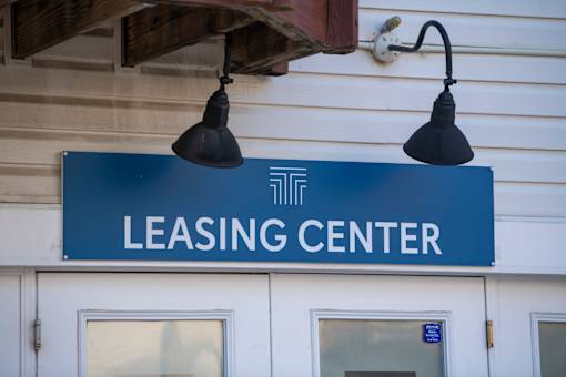 Leasing center at Townes at Village Center Apartments, Maryland