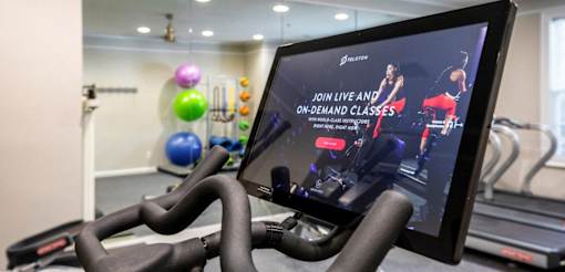 Fitness Center equipment at The Morgan Apartment Homes, North Bethesda, 20852