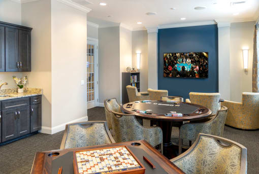 Living and dining at Siena Luxury Residences, New Jersey, 08077