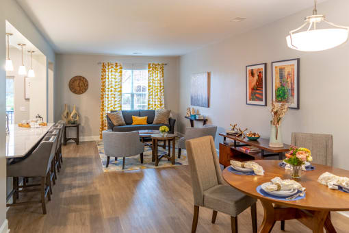Dining at Siena Luxury Residences, Cinnaminson