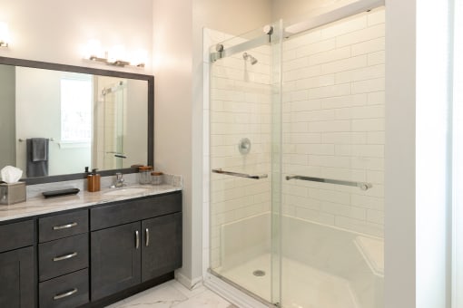 Master bath at Siena Luxury Residences, Cinnaminson, NJ