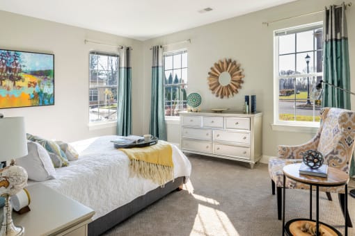 Master bedroom at Siena Luxury Residences, Cinnaminson, 08077