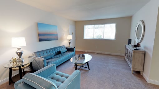 Living Room at Somerset at Towson Apartments, Maryland, 21204