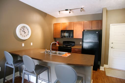 Pacific West Apartments Kitchen