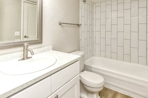 Beautiful newly-renovated one, two and three bedroom apartment townhomes with high-end finishes at Highpoint Apartments in Omaha, NE