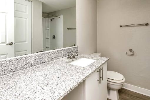 Beautiful newly-renovated one, two and three bedroom apartment townhomes with high-end finishes at Highpoint Apartments in Omaha, NE